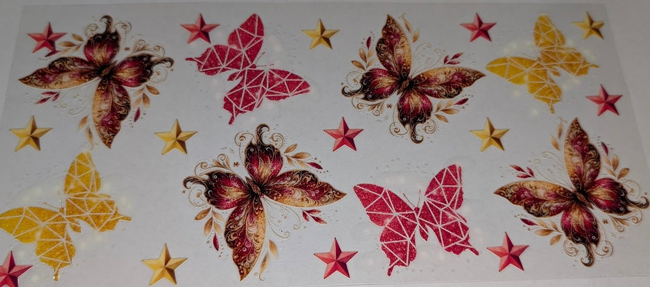 Pink and yellow Butterflies