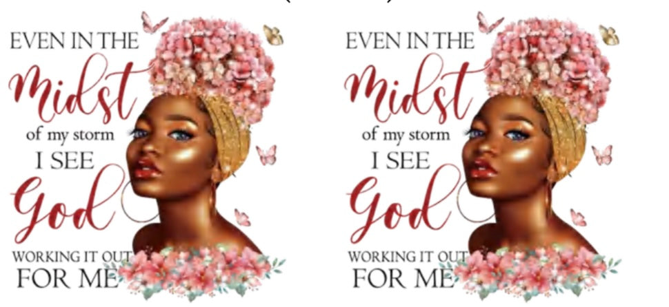 I see God working it out for me