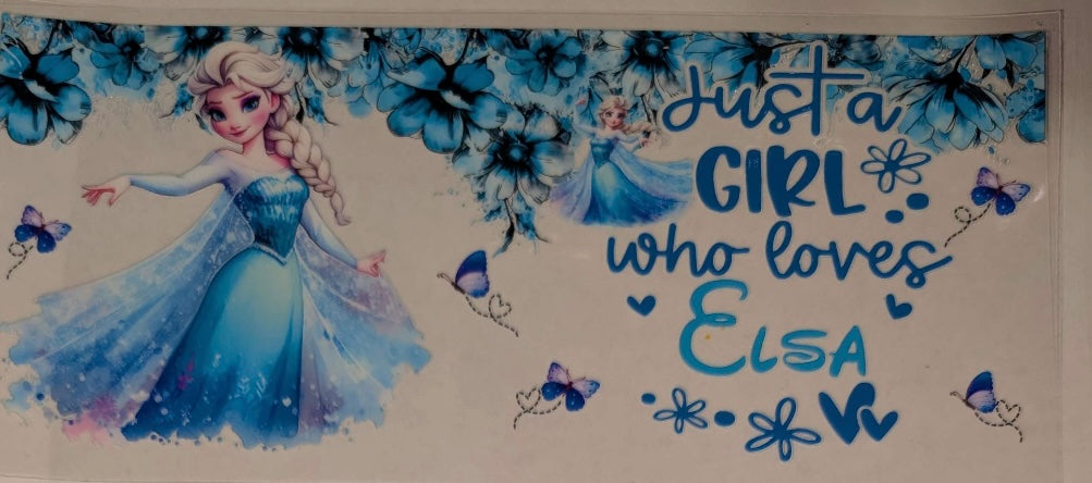 Elsa with wording