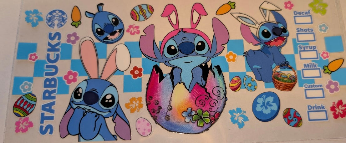 Star, Coffee, Stitch, Easter