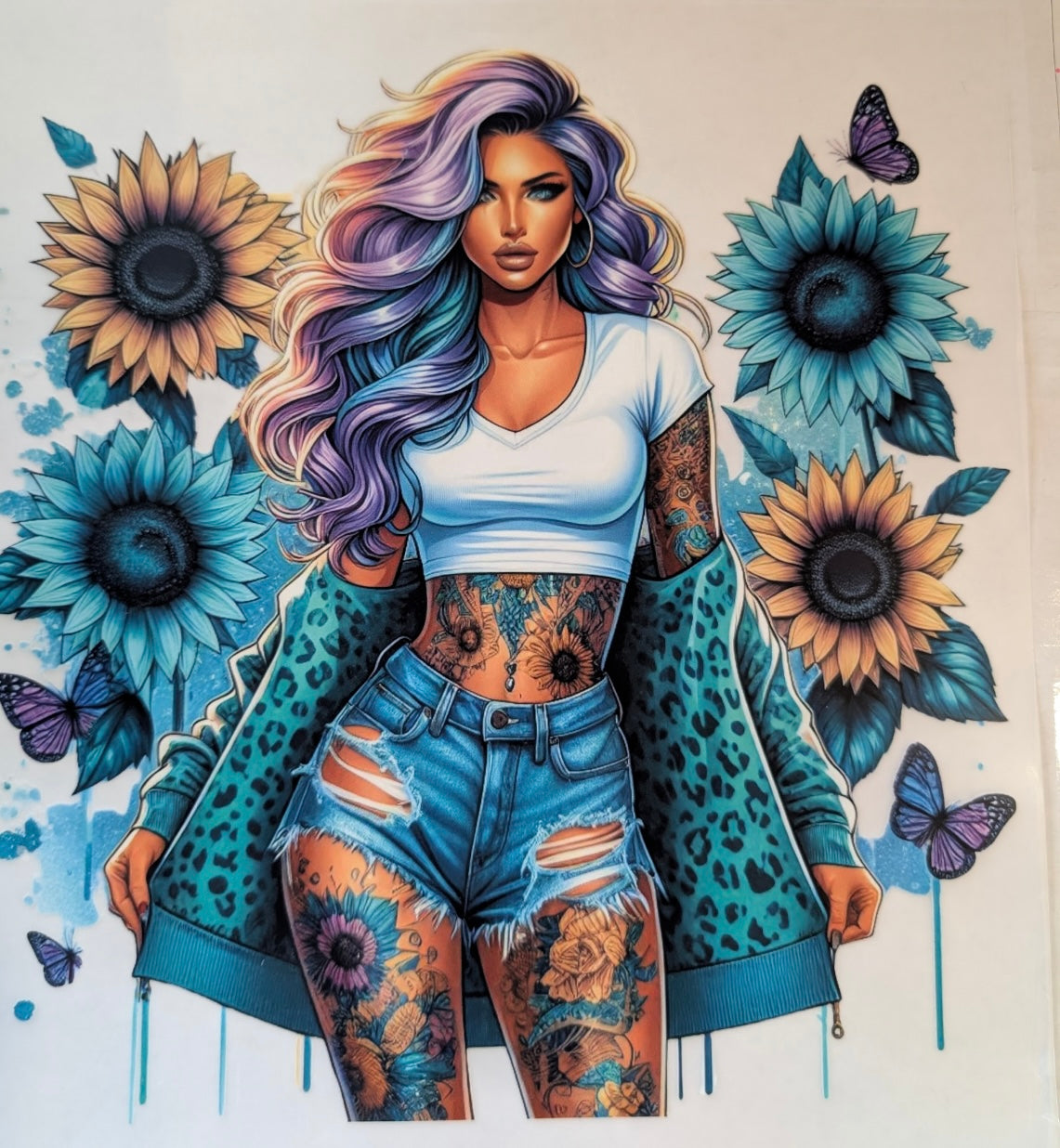Tattoo Girl DTF