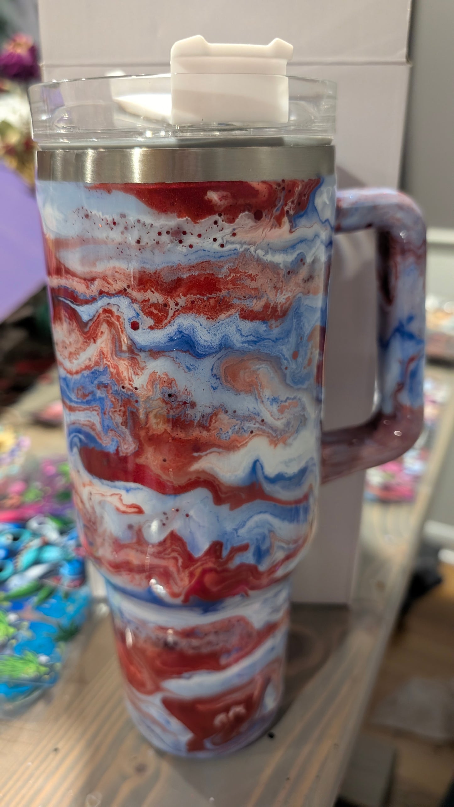 40 oz Epoxy Tumbler BOMBPOP 🚀