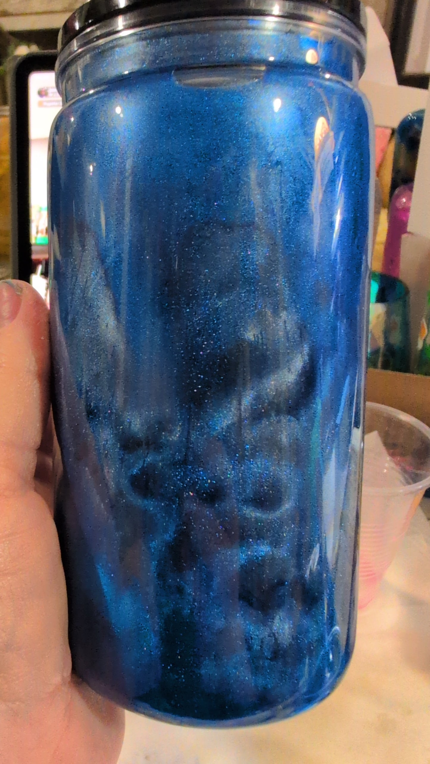*1 Cat's Eye π 16 oz Acrylic Can Tumbler