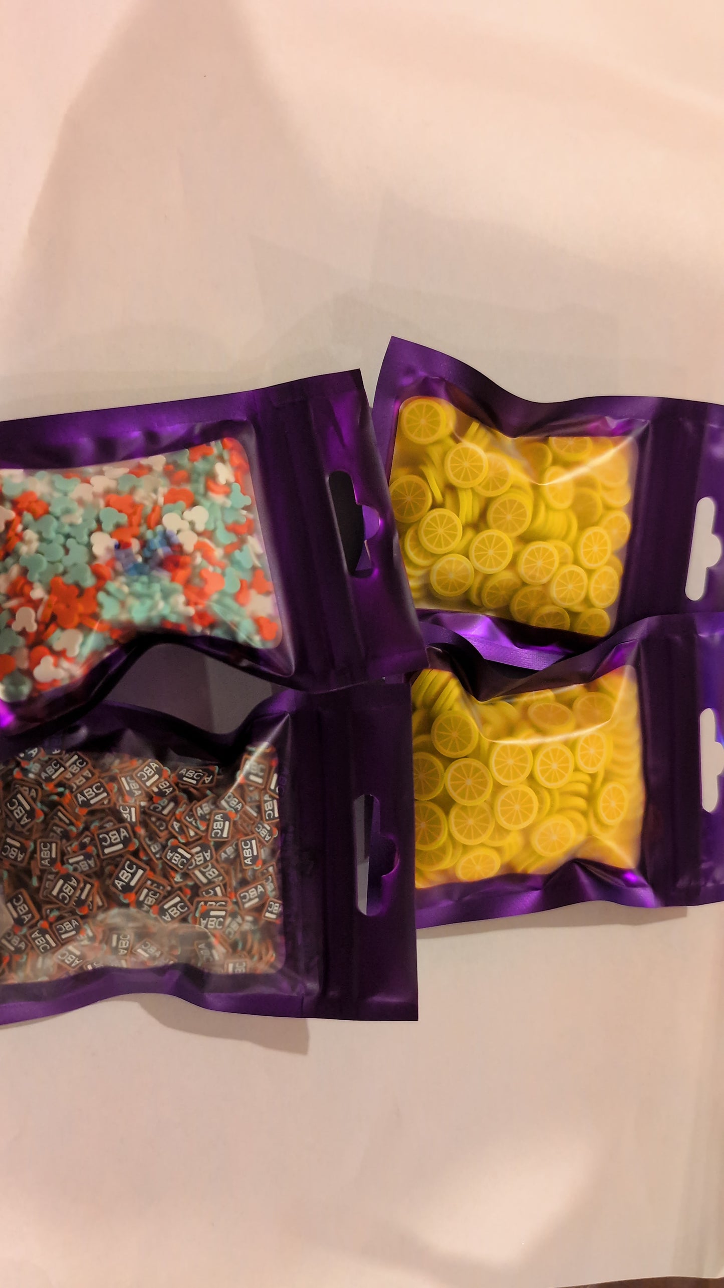 Live Claim Polymer Clay Pieces
