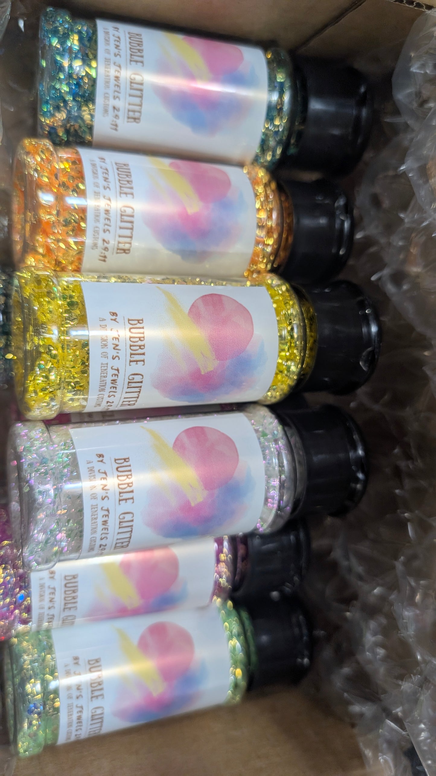 #Live Claim Bubble Glitter