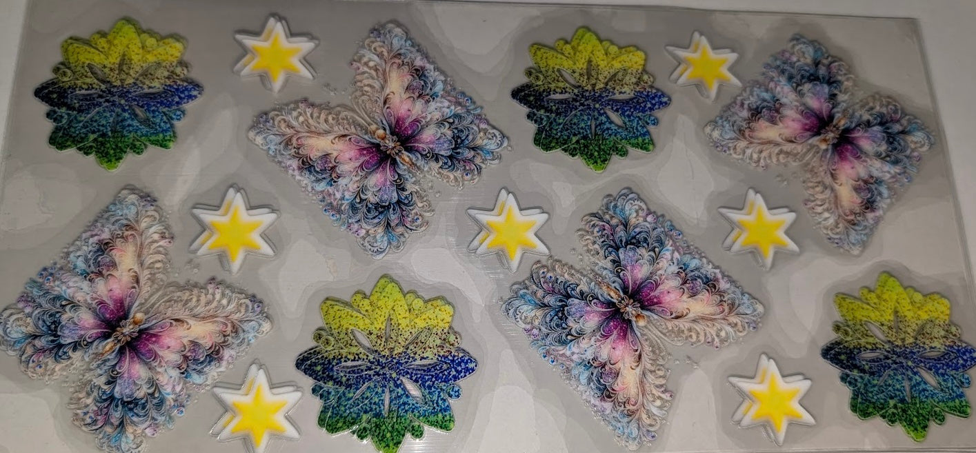 Butterflies with Stars