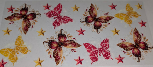 Pink and yellow Butterflies