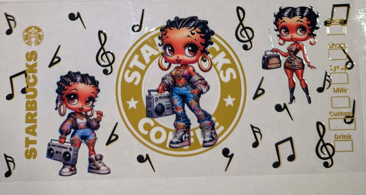 Star, Coffee, Betty Boop