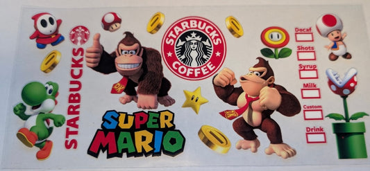 Star, Coffee, Super, Mario, Donkey, Kong, Yoshi