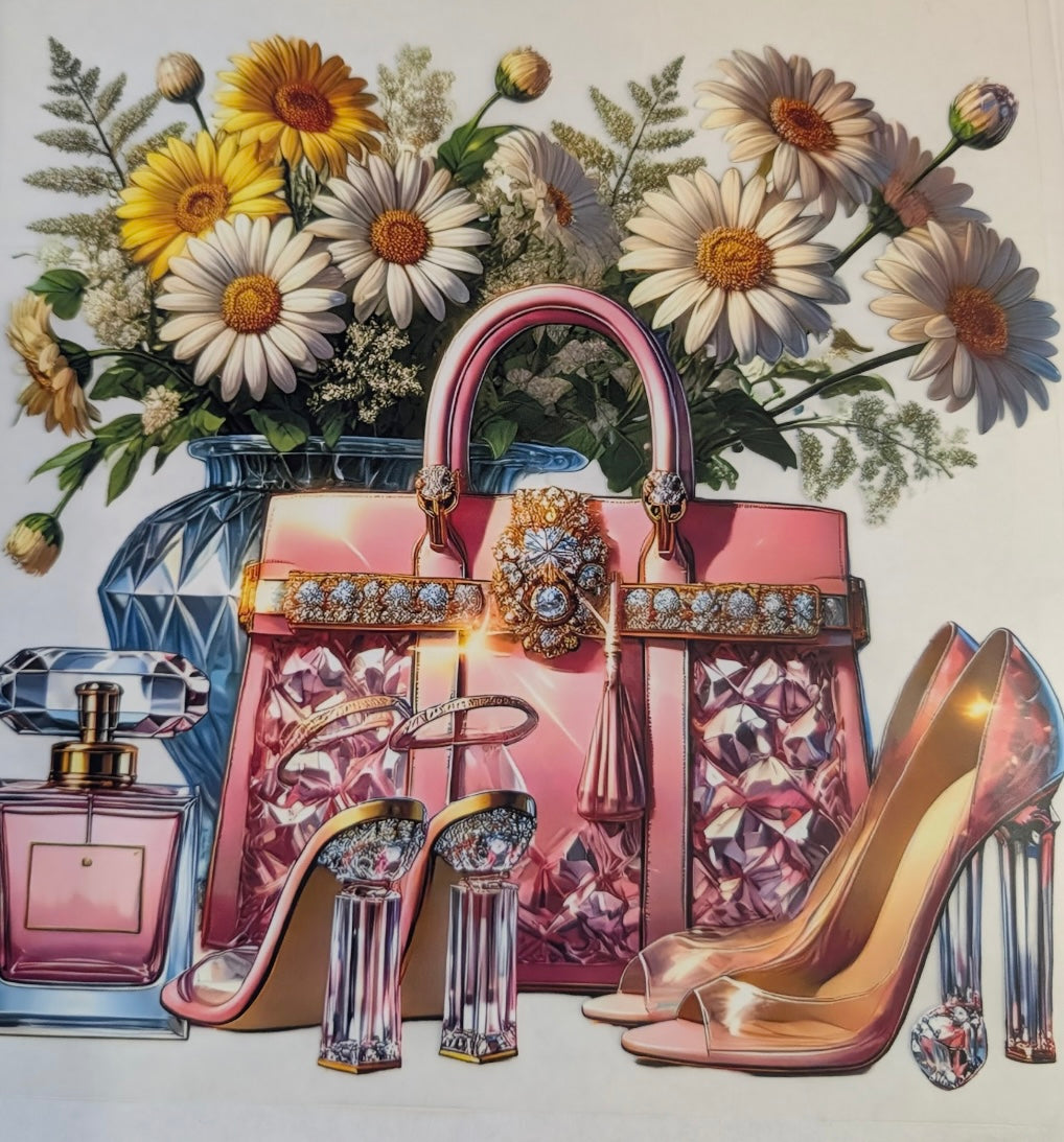 Girly DTF with Flowers