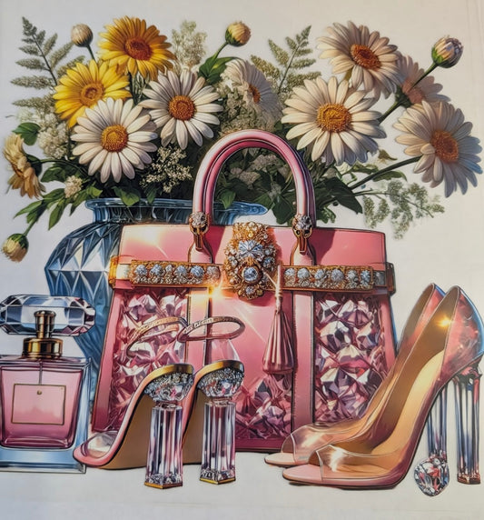 Girly DTF with Flowers