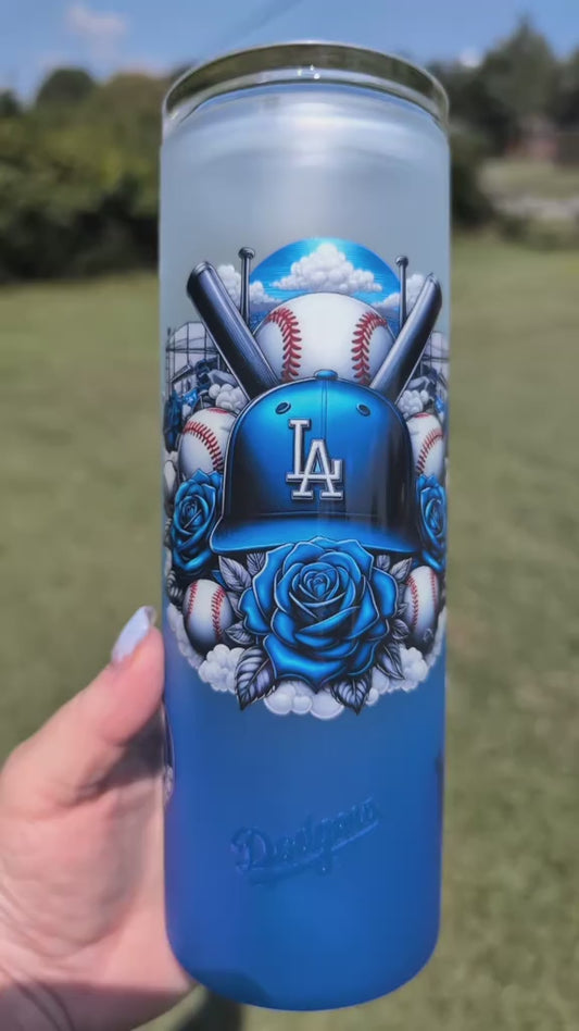 *20 Oz Customized Ombré Glass Tumbler