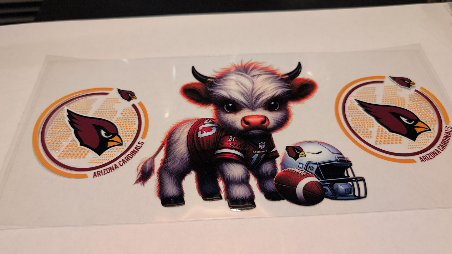 Cardinals, Arizona, Highland Cow, NFL