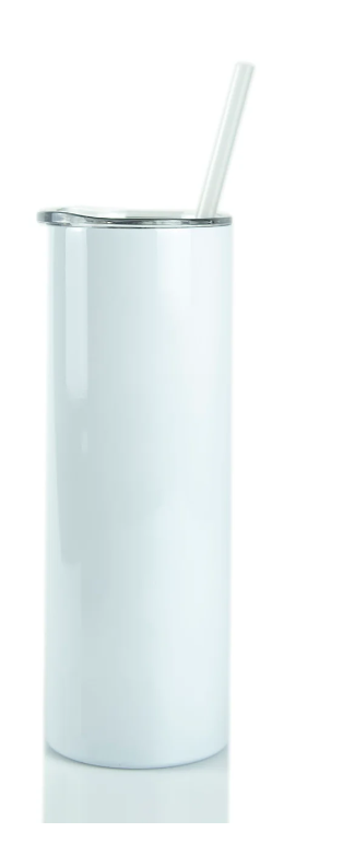 20 oz Sublimatable Stainless Steel Skinny Tumbler