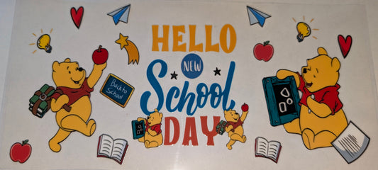 Pooh, Hello to School Day