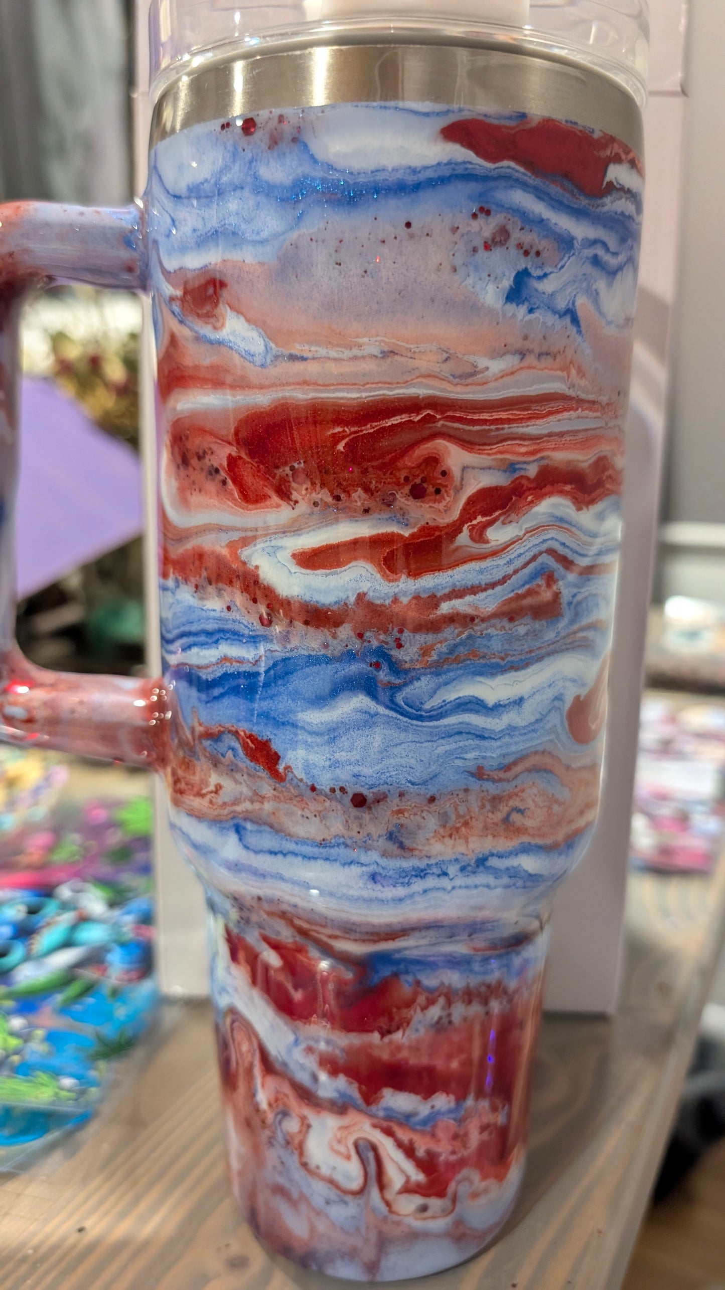 40 oz Epoxy Tumbler BOMBPOP 🚀