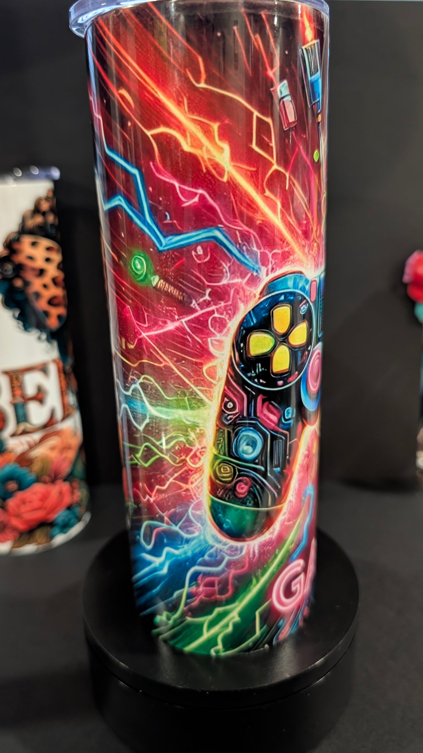 *Gamer, 20 oz, stainless steel tumbler