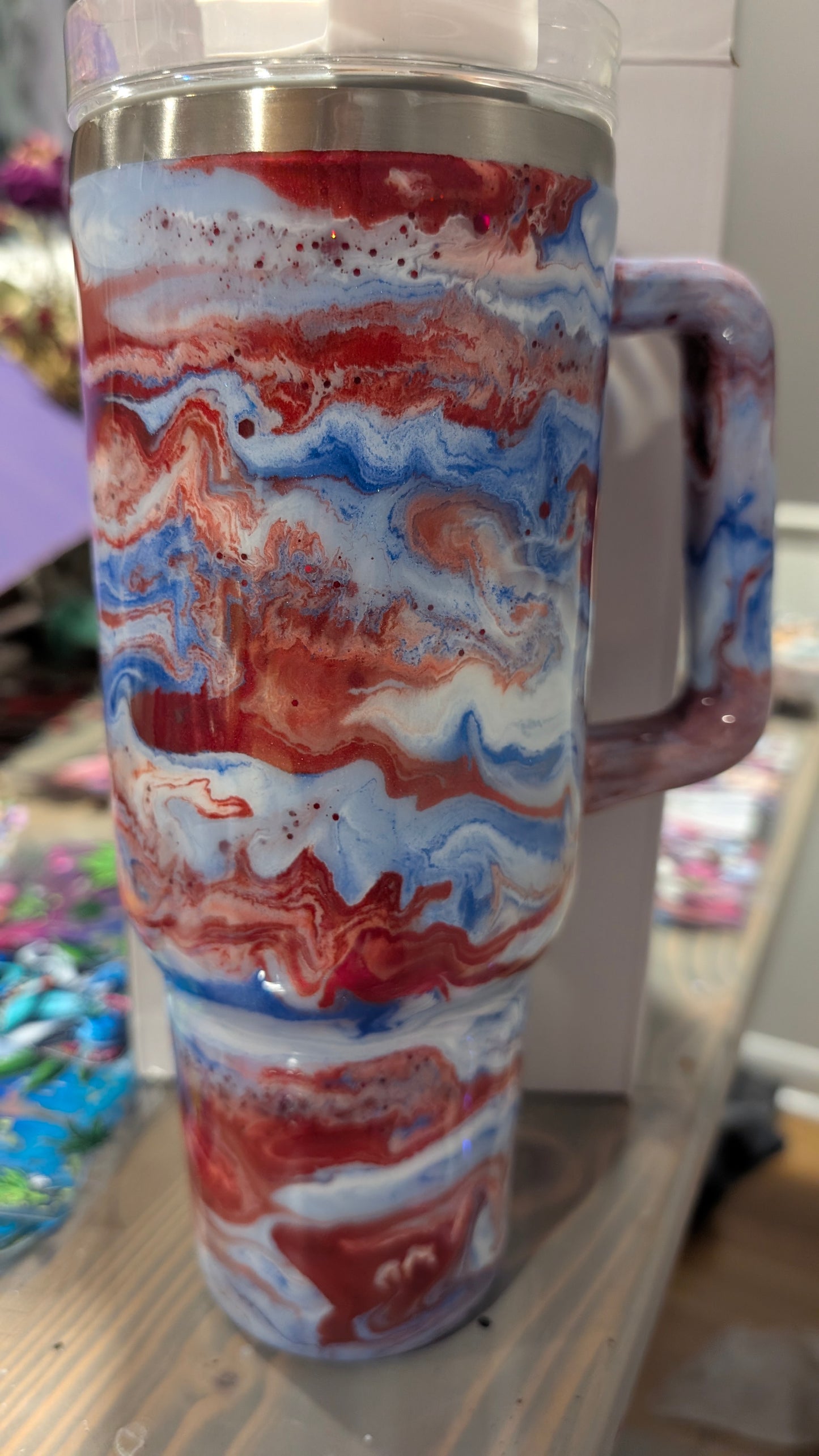 40 oz Epoxy Tumbler BOMBPOP 🚀